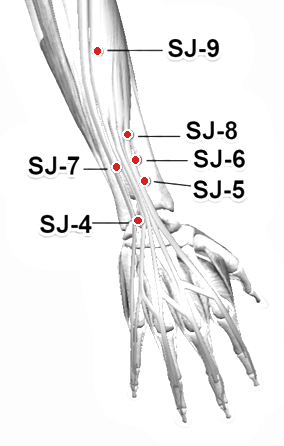 Location of T.B.-5 (Waiguan)